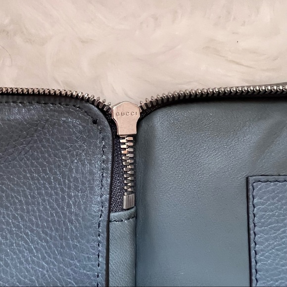 New! GUCCI Soho GG Logo Calfskin Logo Bag - Picture 12 of 14